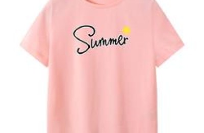 A must-have short-sleeved T-shirt style for girls in summer (to show off your personality and fashion sense)