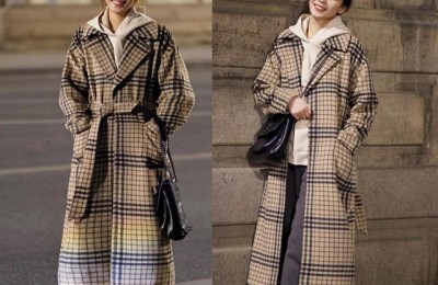 Coat + sweater is a bit ordinary (wearing coat + sweater in winter is fashionable to reduce age)